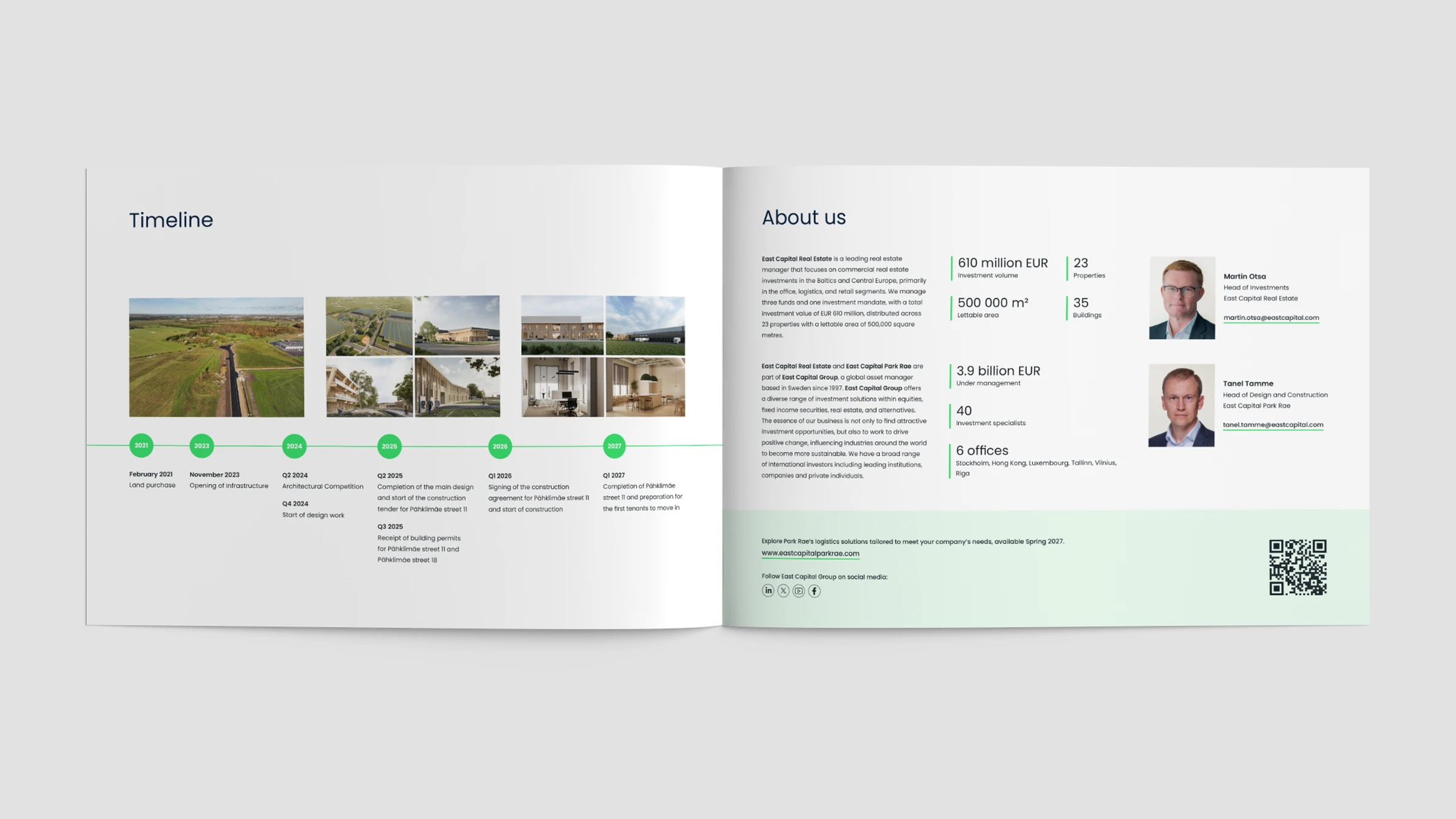 East Capital Park Rae marketing layout