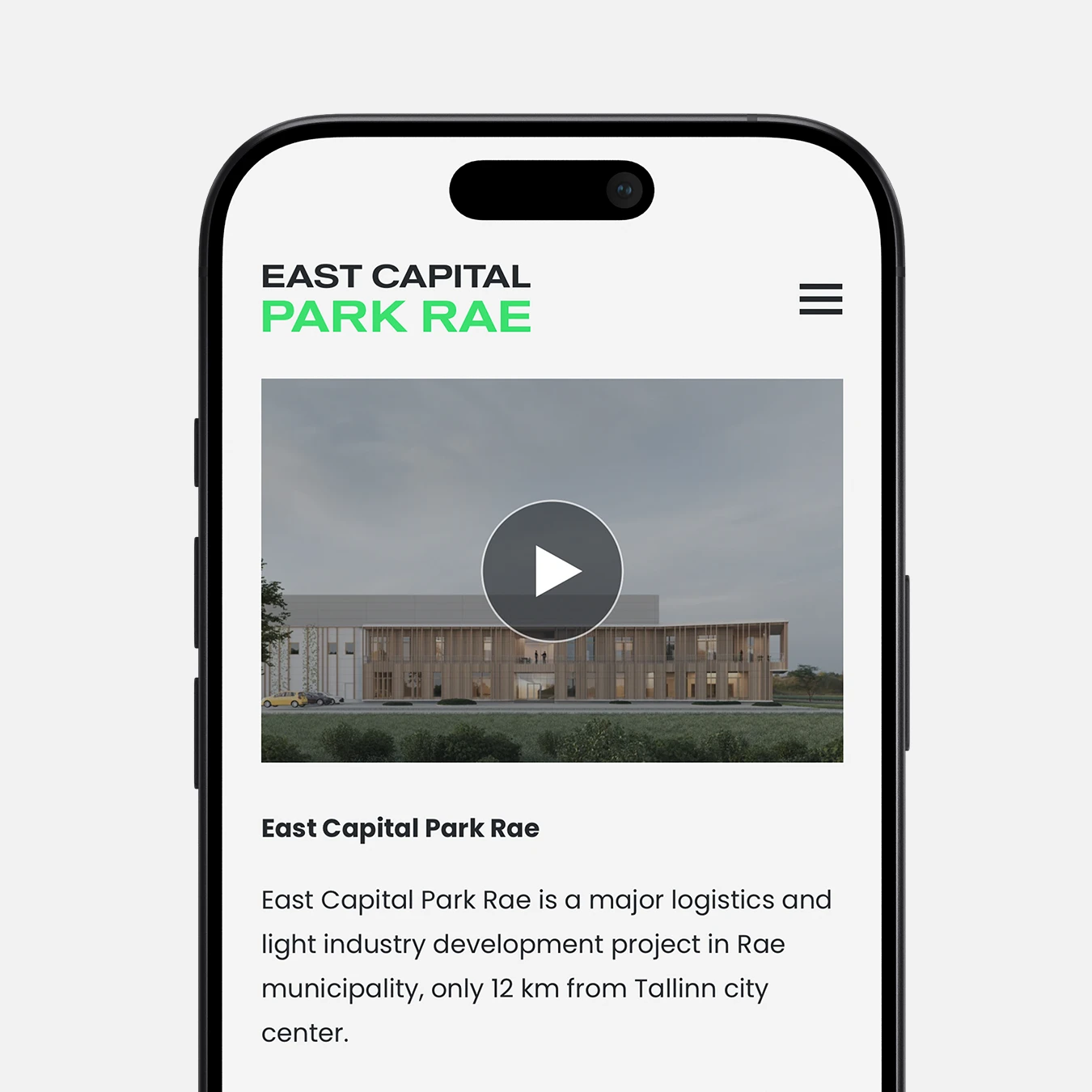 East Capital Park Rae website detail