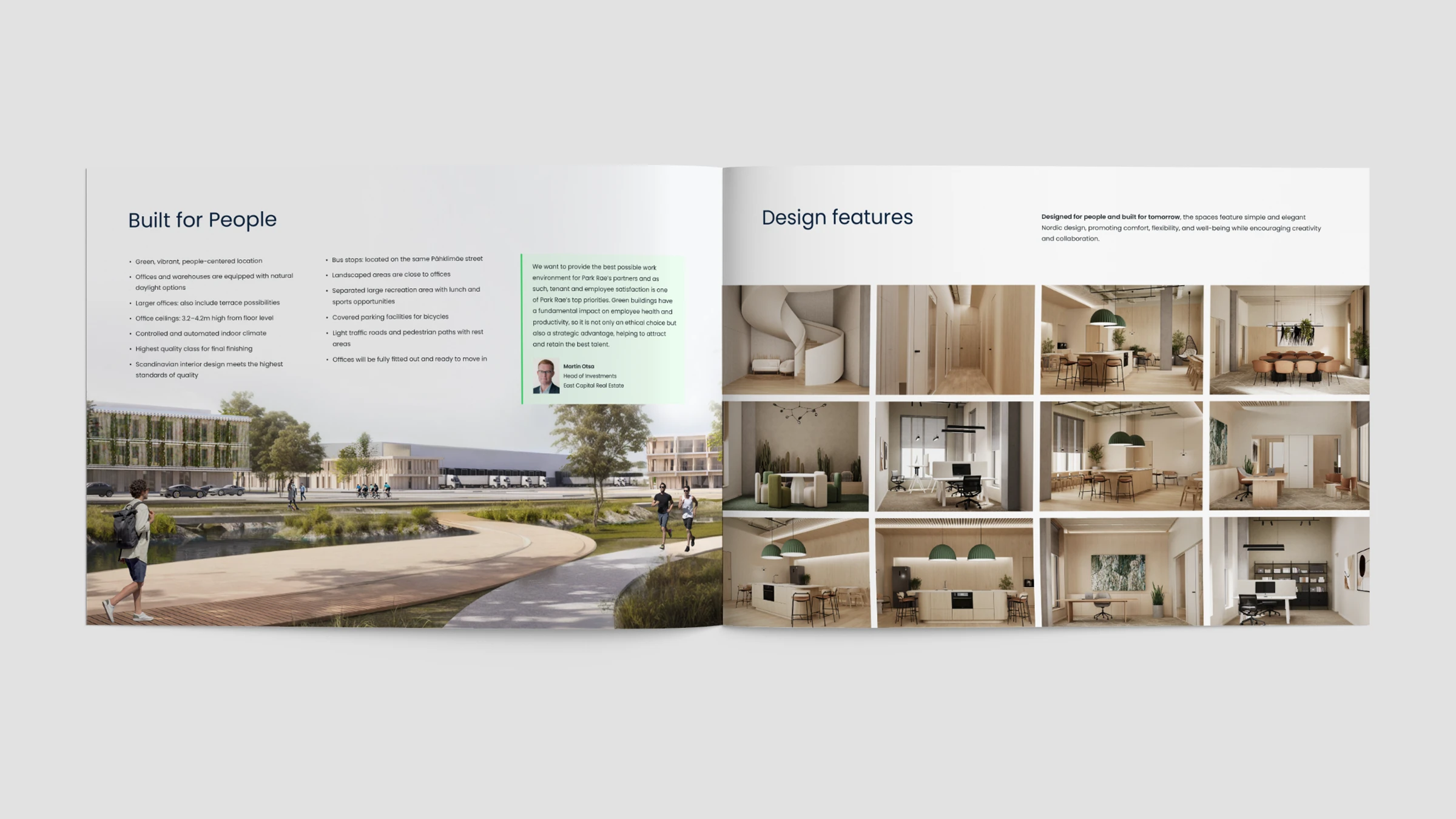 East Capital Park Rae publication design